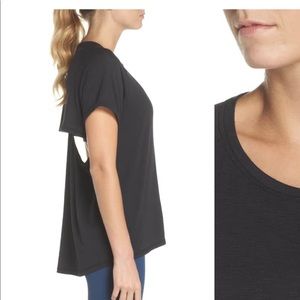 Hunter green back it up slub tee Zella Nordstrom